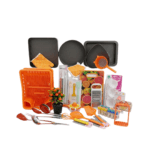 Combo Cocina Naranja | Set de Bazar 27 Piezas