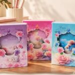 Agenda caja porta notas Rosas Abba Shirley