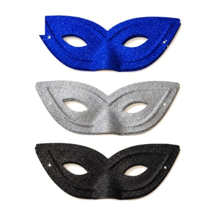 Antifaces brillantes (pack x12) Abba Shirley