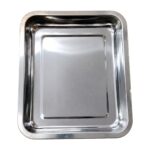 Bandeja de acero inoxidable rectangular Abba Shirley