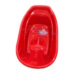 Bañera infantil roja con respaldo Abba Shirley