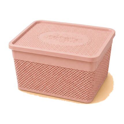 Caja organizadora calada con tapa grande Abba Shirley