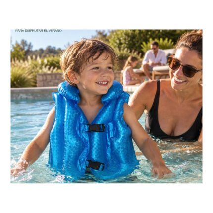 Chaleco inflable infantil transparente Abba Shirley