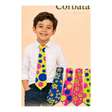 Corbatas de cotillón (pack x12) Abba Shirley
