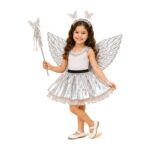 Disfraz de ángel plateado Abba Shirley