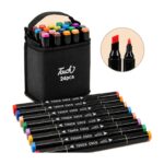 Marcadores de doble punta x24 en estuche Abba Shirley