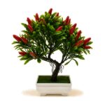 Planta decorativa bonsái de pimientos rojos 18 cm Abba Shirley