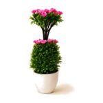 Planta decorativa topiario con flores 32 cm Abba Shirley