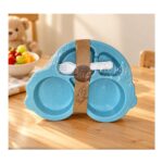 Plato infantil Autito con cubiertos Abba Shirley