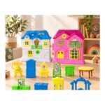Set casitas de juguete con muebles Abba Shirley