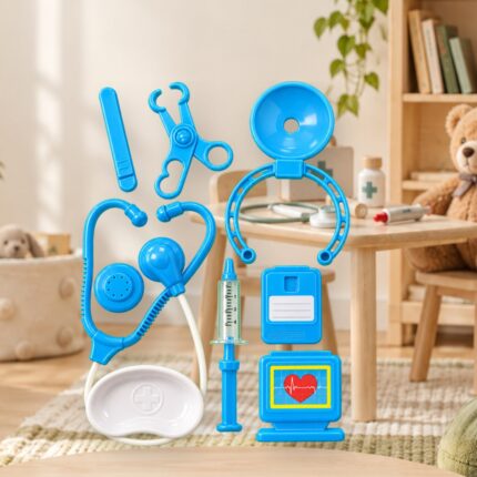 Set médico celeste Abba Shirley