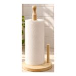 Soporte de madera para rollo de cocina Abba Shirley
