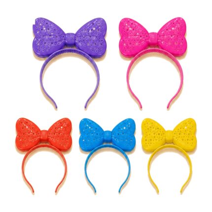 Vinchas con moño brillante (pack x12) Abba Shirley