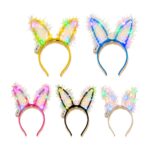 Vinchas orejas de conejo con luz (pack x12) Abba Shirley